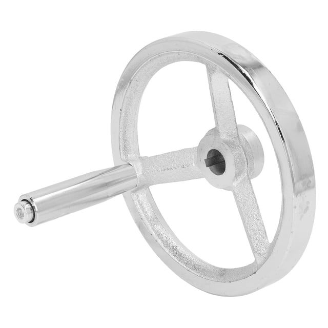 Volante De Torno, Volante De Torno Cromado Resistente De 160 Mm De Diámetro Exterior Para Fresadora