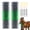 Gray, variant on Livestock Scratching Brush for Cattle Horses Goats Sheep Pigs, Cow Scratcher Grooming Tool for Itch Relief Shedding, Easy Mount on Fence Posts Tree Trunks Walls