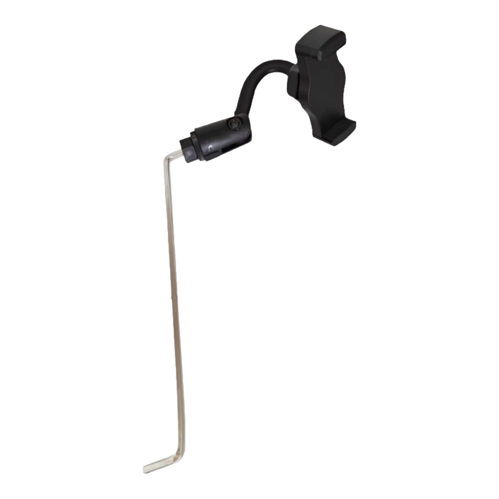 Saxophone Lyre Clip Sheet Music Holder Angle Adjustable Durable ABS Stainless Steel for Marching Band Gigs