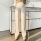 thumbnail image 1 of Pantalones de maternidad de pierna recta con forro polar, prendas de vestir exteriores para invierno, primavera y otoño, soporte para el vientre, ropa de maternidad cómoda de cintura baja, 1 of 5