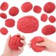 thumbnail image 1 of Bolas de Estrés Cerebral QUANZHOUTIANDI 6 Piezas Juguetes en Forma de Cerebro Color Rojo, 1 of 5
