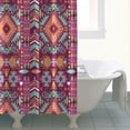 thumbnail image 4 of Colorful Tribal Pattern Shower Curtain 72"x72" ,Bathroom Decorative Shower Curtains Set with 12 Hooks,Modern Waterproof Washable Shower Curtain, 4 of 6
