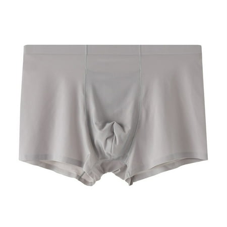 

Mens Ice Silk Underwear Boxer Briefs Shorts Breathable Pouch Underpants Trunks