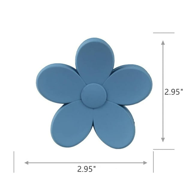 Pinza con forma de garra con forma de flor HUOGUO, colores caramelo para mujer, talla grande