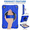 thumbnail image 4 of Allytechgroup for Samsung Galaxy Tab A9 Plus 11 Inch 2023 with Stand Women Men, Heavy Duty Shockproof Case with Shoulder Strap Kickstand Shockproof Protective for Galaxy A9+ Plus, Blue, 4 of 10