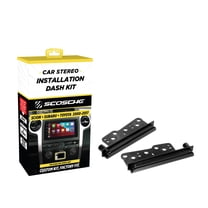 Scosche TA1465B Double DIN Radio Dash Kit Compatible w/ Select 2000-17 Scion, Subaru & Toyota