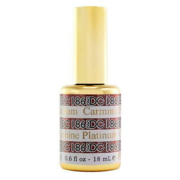 DND - DC UV/LED Soak Off Platinum Gel - 186 Carmine