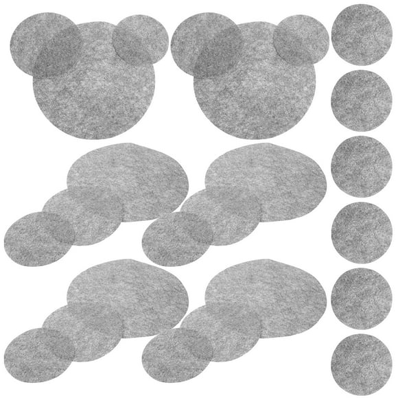 Shisuyan 24 Pcs Protecteurs de Batterie de Cuisine Séparateurs de Casseroles et Poêles en Feutre pour Éviter les Rayures et les Marrons pour Surfaces en Porcelaine Antiadhésives