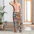 thumbnail image 5 of Tom And Jerry Men's Pajama Pants Cartoon All Over Print Elastic Waistband Sleep Pants with Pockets Drawstring, Soft Unisex Lounge Bottoms Sleepwear, 5 of 8
