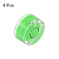 thumbnail image 3 of 4 Packs Round Bubble Level 12x6mm Mini Circular Bullseye Spirit Levels for Camera Tripod Telescope, Green, 3 of 6