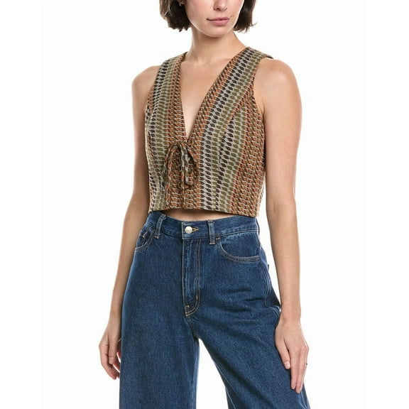 Ramy Brook womens  Drummond Top, s, Green