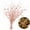 Pink, variant on Silver Artificial Glitter Berry Stems, 24Pcs Fake Christmas Picks, Decorative Glitter Sticks for Vases Arrangement DIY Wreath Crafts Fireplace Holiday Decoration, 17inch
