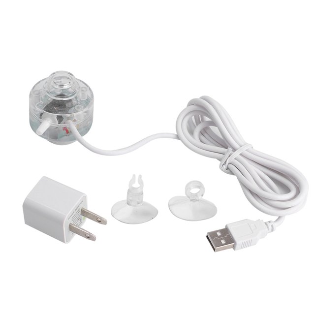 Luz LED para pecera, luz de burbuja impermeable para acuario, luz sumergible para pecera, eficiencia maximizada Jadeshay A