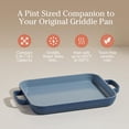 thumbnail image 2 of Griddle Pan Versatile Nonstick Ceramic Sheet Pan & Stovetop Griddle | Toxin DualUse with Ergonomic Handles | .LCapacity Oven Up to °C | Spice, 2 of 7