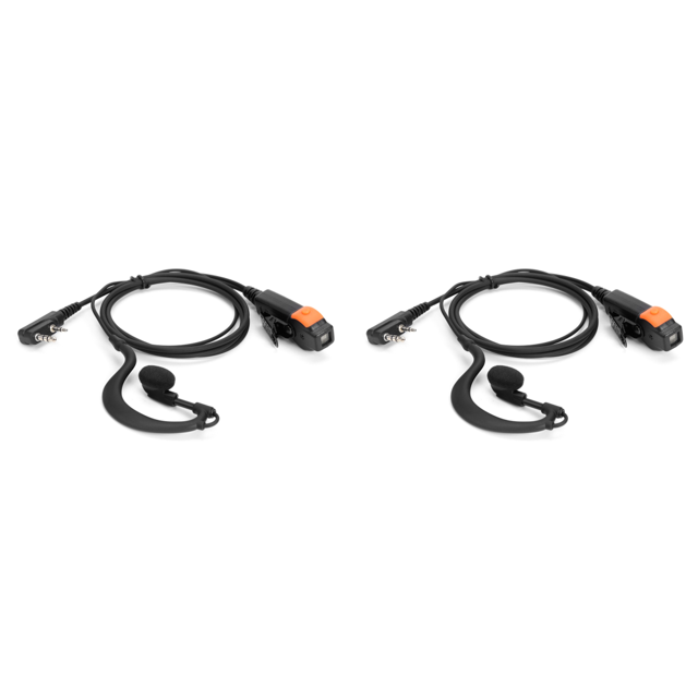 Dual PTT K Radio Walkie Talkie Auricular Micrófono para 888S TYT