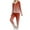 Red-04, variant on Perfectbot Womens Fall Outfit Set Fashion Gradient Tracksuit Set Hooded Jacket and Pant Two Piece Sportswear