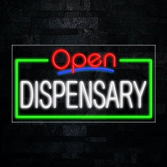 Dispensary-LED Neon Sign 33"L x 18"H #35689