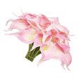 thumbnail image 4 of Flores artificiales, paquete de flores de simulación, decoración de mesa de oficina en casa, decoración floral falsa, rosa, blanco 20 piezas Advancent HA8913-02B, 4 of 6