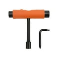 thumbnail image 1 of Llave en forma de T o de L para placas deslizantes, herramienta de mantenimiento de patinetas de 3 orificios de color naranja, 1 of 8