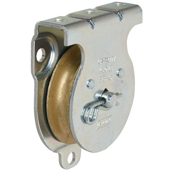 National Hardware N233-254 3219BC Wall and Ceiling Mount Single Pulley in Zinc plated,2 Inch