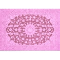 thumbnail image 1 of Ahgly Company Indoor Rectangle Medallion Pink Traditional Area Rugs, 8' x 12', 1 of 4