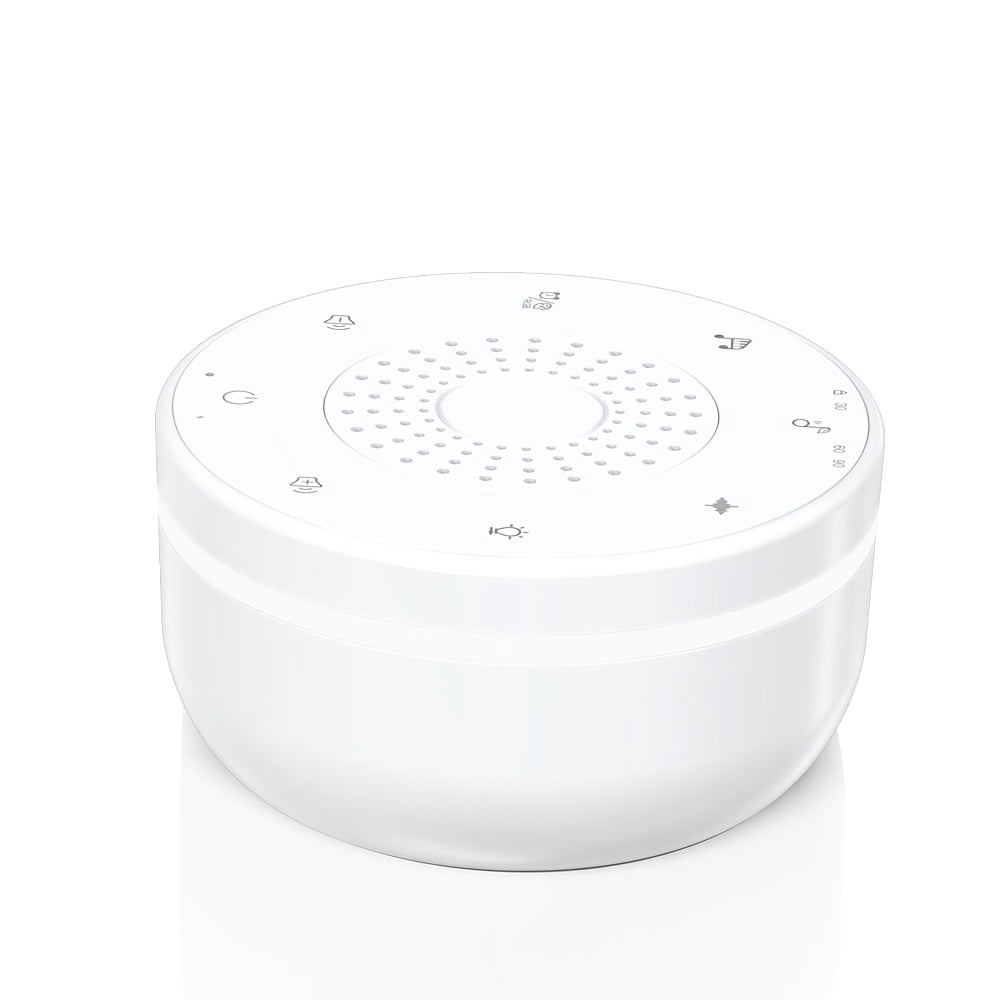 Portable White Noise Machine Sleep Aid, Suitable for Adults, Pets, Children, And. Features 30 Soothing Sounds, a 5-Color Night Light, And 3 Timer Functions. Includes a Lanyard