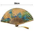 thumbnail image 5 of Lightweight Fan Folding Fan Lightweight Portable Handheld Fan with Fine Workmanship Tassel for Daily Use Perform, 5 of 8