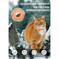 thumbnail image 4 of Collar AirTag para gatos, collar reflectante para gatitos, collar desmontable para gatos Apple Air Tag, collar GPS para gatos con soporte para AirTag y cascabel (naranja) (naranja), 4 of 5