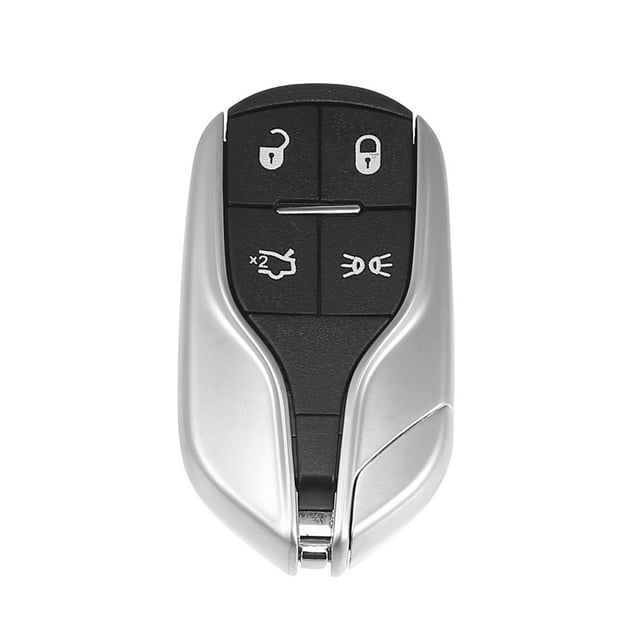 Car Key Fob Shell 4 Button Remote Control Key Case Shell Keyless Entry Housing for Ghibli Quattroporte 2012-2017
