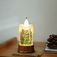 thumbnail image 5 of Christmas Flameless Candles Snow Globe Water Candles Lighted LED Battery Operated Candles Glittering Snow Globe for Christmas Holiday Xmas Party Table Centerpiece Home Decor, 5 of 6