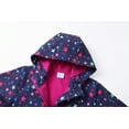thumbnail image 5 of MGEOY Girls Rain Jackets Lightweight Waterproof Hooded Raincoats Windbreakers, 5 of 7