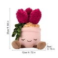 thumbnail image 2 of Greenhouse Plant Plush 9.8 inch Soft Cute Stuffed Succulent Plush Flowers Toy Orange, 2 of 4