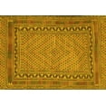 thumbnail image 1 of Ahgly Company Machine Washable Indoor Rectangle Southwestern Yellow Country Area Rugs, 7' x 9', 1 of 4