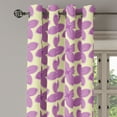 thumbnail image 2 of Ambesonne Valentine Grommet Curtain, Fresh Floret Buds, 50" x 72", Yellow Violet, 2 of 6