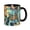Black, variant on Daisies Flower Coffee Mug Fun Custom Ceramic Mugs 11oz Black