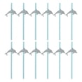 thumbnail image 1 of Dolphin Design Paper Straws for Drinking Multi Color Party Supplies 12pcs, 1 of 9