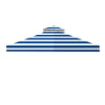 thumbnail image 4 of Garden Winds Replacement Canopy Top Cover for the Callaway Gazebo -Standard 350 - Cabana Blue, 4 of 6