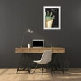 thumbnail image 3 of Jacobs, Cindy 11x14 White Modern Wood Framed Museum Art Print Titled - You Are Worthy Cactus, 3 of 4