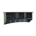 thumbnail image 1 of Alaterre Shaker Cottage Coat-Racks, Furniture, Charcoal Gray, 1 of 2