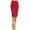 Burgundy, variant on Women's Casual Solid Color Office Wear Pencil Skirt