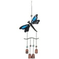 thumbnail image 4 of Northlight 24" Purple and Bronze Dragonfly Outdoor Garden Windchime, 4 of 5