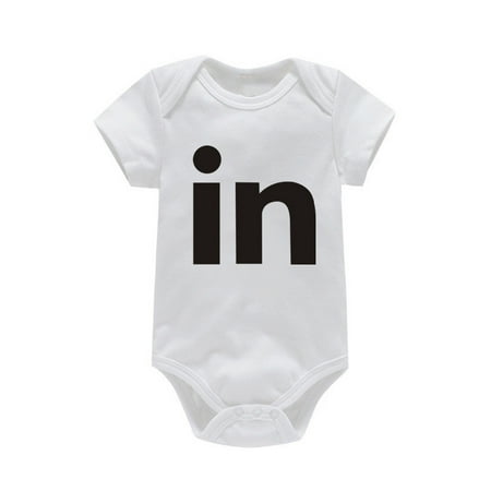 

MANHUJI Baby Outfits Cute Baby Crawler Twin Alphabet Crawler Pure Cotton Baby Crawler Alphabet Twin Printed Twin Baby Jumpsuit 6 Month Old Baby Must Haves Baby Boy Winter Clothes (B 12M)