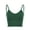 Green, variant on Women's Cami Bra Padded Bralettes Seamless Sports Bra Spaghetti Strap Bra Top Solid Bandeau Yoga Workout Tank "Yellow"