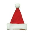 thumbnail image 2 of Santas Best 0402009ARCLAC Plush Santa Hat Assortment - pack of 12, 2 of 3
