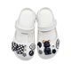 thumbnail image 1 of Linda pajarita a cuadros negra con flor de zapato extraíble (sin zapatos), decoración con dije de osito de peluche, dije con purpurina y regalo para cumpleaños de damas, 1 of 5