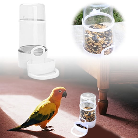 Automatic Bird Water Dispenser and Feeder for Parrots Budgies Lovebirds Cage Accessories Durable Pet Supplies Indoor Outdoor Use