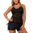 thumbnail image 3 of Traje de baño tankini para mujer, traje de baño tankini para mujer, traje de baño para mujer con barriga, traje de baño tankini diseñado para precisión, 3 of 7