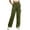 Green(Womens Pants), variant on ZHYou Cargo Sweatpants for Women,High Waist,Elastic Waistband,Side Pockets,Wide Leg Joggers,Gray,Size L