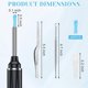 thumbnail image 2 of 30 Pcs Ear Wax Removal Tips, 3 Pcs Metal Ear Wax Spoon, Soft Silicone Spoon, 2 of 5