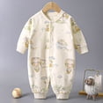 thumbnail image 2 of larppty Unisex Footless Newborn Baby Sleepers Pajamas Romper Boys Girls Long Sleeve, 2 of 4